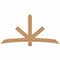 Ekena Millwork Alberta Smooth Timber Gable Bracket, Western Red Cedar, 84"W x 42"H x 1 1/2"D x 5 1/2"F, 12/12 Pitch GBW084X42X0206ALB00SWR - alternate 1